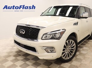 Used 2017 Infiniti QX80 LIMITED, CUIR, DVD, 8 PASSAGERS for Sale in Saint-Hubert, Quebec