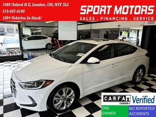 Used 2017 Hyundai Elantra GLS+Sunroof+Blind Spot+A/C+Camera+CLEAN CARFAX for Sale in London, Ontario