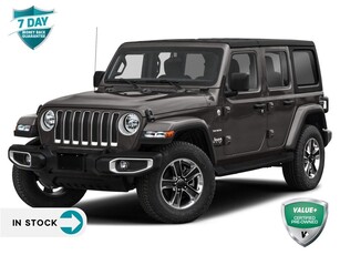 Used 2018 Jeep Wrangler Unlimited Sahara 3.6L COLD WEATHER PKG FREEDOM HARD TOP for Sale in Sault Ste. Marie, Ontario