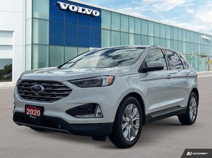 Used 2020 Ford Edge Titanium Lease Return Local Pano Roof for Sale in Winnipeg, Manitoba