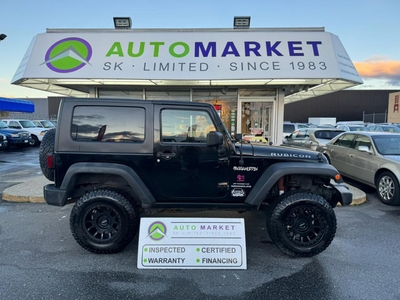 Used 2008 Jeep Wrangler RUBICON! MANUAL! LIFTED! LOADED! INSPECTED W/ BCAA MEMBERSHIP & WRNTY! for Sale in Langley, British Columbia
