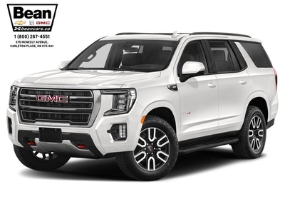 New 2023 GMC Yukon AT4 5.3L ECOTEC3 V8 WITH REMOTE START/ENTRY, DUAL-PANE PANORAMIC SUNROOF, HEATED FRONT & REAR SEATS, VENTILATED FRONT SEATS & HEATED STEERING WHEEL for Sale in Carleton Place, Ontario