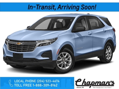 New 2024 Chevrolet Equinox LT for Sale in Killarney, Manitoba