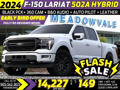 New 2024 Ford F-150 Lariat for Sale in Mississauga, Ontario