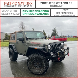 Used 2007 Jeep Wrangler RUBICON for Sale in Campbell River, British Columbia