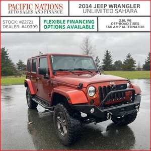 Used 2014 Jeep Wrangler Unlimited Sahara for Sale in Campbell River, British Columbia