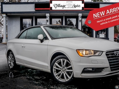Used 2016 Audi A3 2dr Cabriolet quattro 2.0T Komfort for Sale in Ancaster, Ontario