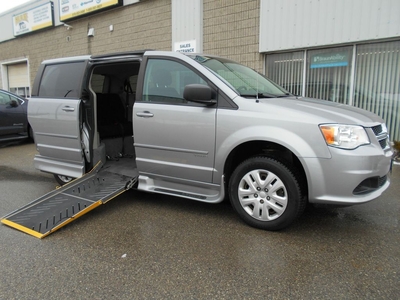 Used 2016 Dodge Grand Caravan SXT-Wheelchair Accessible Side Entry-Manual for Sale in London, Ontario