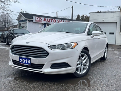 Used 2016 Ford Fusion SE/POWER SEATED/SUNROOF/NAVY/BT/CERTIFIED. for Sale in Scarborough, Ontario
