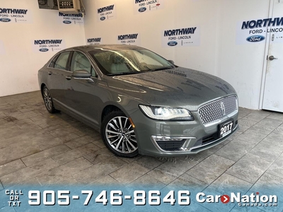 Used 2017 Lincoln MKZ SELECT PLUS HYBRID LEATHER NAV ONLY 60KM! for Sale in Brantford, Ontario
