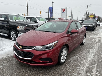 Used 2018 Chevrolet Cruze LT ~Bluetooth ~Backup Camera ~Power Moonroof for Sale in Barrie, Ontario