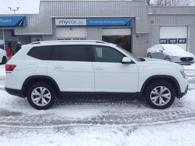 Used 2019 Volkswagen Atlas 3.6 FSI Highline $1000 FINANCE CREDIT!! INQUIRE IN STORE!! PURE WHITE HIGHLINE!! 7 PASS. AWD. NAV. 3RD ROW. PANOROOF. for Sale in Kingston, Ontario