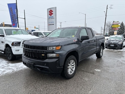 Used 2021 Chevrolet Silverado 1500 WT Double Cab 4x4 ~Backup Camera ~Bluetooth for Sale in Barrie, Ontario