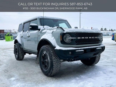Used 2021 Ford Bronco Wildtrak Sasquatch Pkg Lux Pkg Hardtop for Sale in Sherwood Park, Alberta
