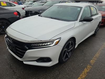 Used 2021 Honda Accord SE PEARL WHITE BLIND SPOT/CARPLAY ANDROID / PUSH START for Sale in Mississauga, Ontario