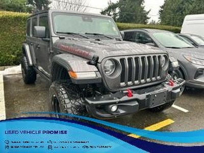 Used 2021 Jeep Wrangler Unlimited Rubicon LOCAL BC, NO ACCIDENTS, AUTO, 2.0L, HARDTOP, NAV for Sale in Surrey, British Columbia