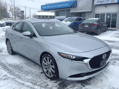 Used 2021 Mazda MAZDA3 GT LEATHER. NAV. CARPLAY. LANE ASSIST. BLIND SPOT MONITOR. ALLOYS. PWR GROUP. CRUISE.HEATED SEATS. BACK for Sale in Kingston, Ontario