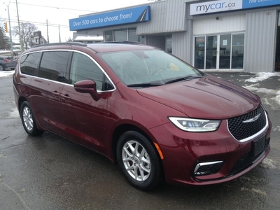 Used 2022 Chrysler Pacifica Touring L $1000 FINANCE CREDIT!! INQUIRE IN STORE!! LOADED RARE TOURING L!! VELVET RED!! PANOROOF. 7 PASS. LEA for Sale in Kingston, Ontario