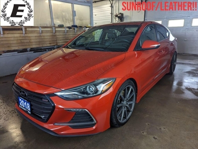 Used 2018 Hyundai Elantra Sport Tech Manual LEATHER/SUNROOF!! for Sale in Barrie, Ontario
