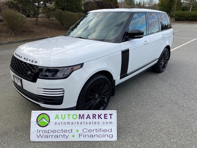 Used 2019 Land Rover Range Rover IMMACULATE, SUPERCHARGED, SERVICED, FINANCING, WARRANTY, INSPECTE W/BCAA MEMBERSHIP! for Sale in Surrey, British Columbia