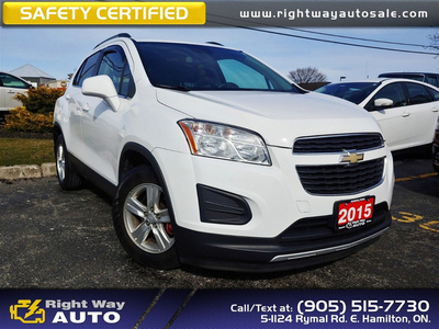 2015 Chevrolet Trax LT | LOW KMS | SAFETY CERTIFIED