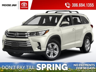 Used 2017 Toyota Highlander Limited LOCAL TRADE WITH ONLY 73,170 KMS, TOP OF THE LINE LIMITED EDITION!! for Sale in Moose Jaw, Saskatchewan