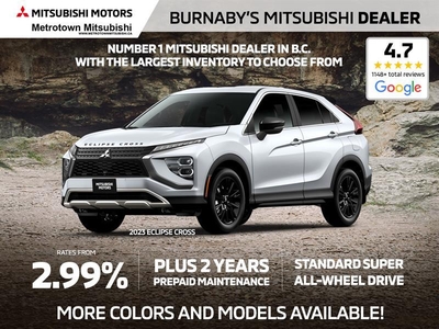 New Mitsubishi Eclipse Cross 2023 for sale in Burnaby, British-Columbia