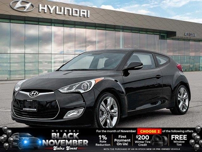 Used Hyundai Veloster 2016 for sale in Mississauga, Ontario