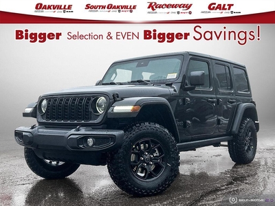 2024 Jeep Wrangler WILLYS | 4-DOOR | TECH GROUP | SAFETY GROUP |