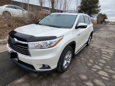 2014 Toyota Highlander Limited Hybrid - Pearl White