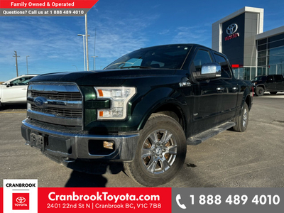 2015 Ford F-150 LARIAT 3.5L 6CYL - 4X4 - HEATED AND COOLED LEATH