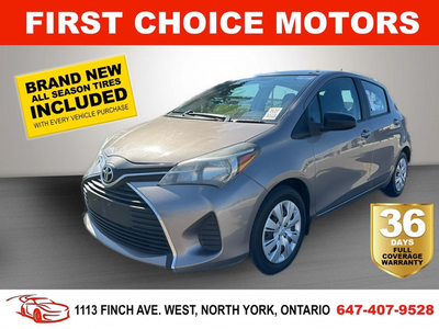 2015 TOYOTA YARIS LE ~MANUAL, FULLY CERTIFIED WITH WARRANTY!!!~