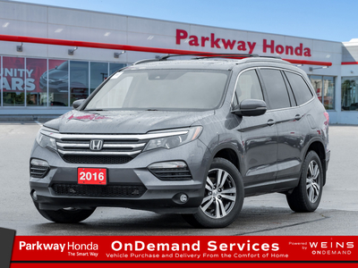 2016 Honda Pilot EX-L AWD | NO ACCIDENTS | 8 SEATER | PANO ROOF