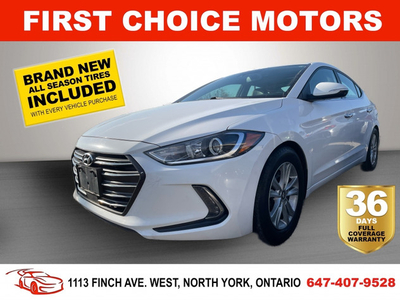 2017 HYUNDAI ELANTRA LIMITED ~AUTOMATIC, FULLY CERTIFIED WITH WA