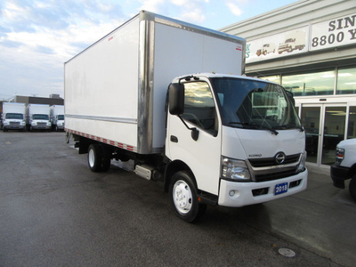 2018 Hino 195 Commercial DIESEL 20 FT ALUMINUM BOX WITH POWER L