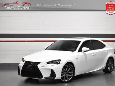 2019 Lexus IS 300 F-Sport Red Leather Navigation Sunroof