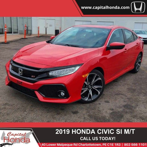 2019 Honda Civic Si Sedan