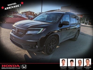 2022 Honda Pilot Black Edition AWD + CUIR + TOIT + GPS + BLUETOOTH