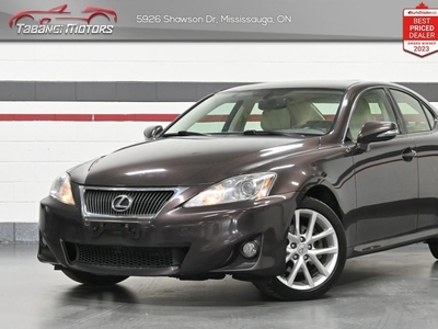 Used 2012 Lexus IS 250 No Accident Sunroof Leather Push Start for Sale in Mississauga, Ontario