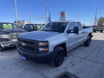 Used 2014 Chevrolet Silverado 1500 WT Double Cab 4x4 ~Bluetooth ~Alloy Wheels for Sale in Barrie, Ontario