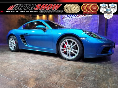 Used 2017 Porsche 718 Cayman S - 350HP, AC Seats, Nav, Sport Chrono Pkg, 3M PPF! for Sale in Winnipeg, Manitoba