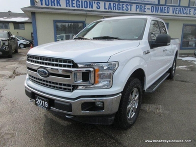 Used 2019 Ford F-150 GREAT VALUE XLT-MODEL 6 PASSENGER 2.7L - ECO-BOOST.. 4X4.. EXTENDED-CAB.. SHORTY.. NAVIGATION.. LEATHER.. BACK-UP CAMERA.. BLUETOOTH SYSTEM.. for Sale in Bradford, Ontario