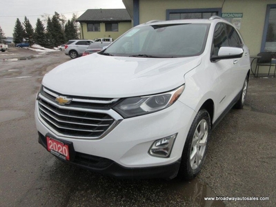 Used 2020 Chevrolet Equinox ALL-WHEEL DRIVE PREMIER-VERSION 5 PASSENGER 1.5L - TURBO.. LEATHER.. HEATED SEATS.. POWER TAILGATE.. BACK-UP CAMERA.. BLUETOOTH SYSTEM.. for Sale in Bradford, Ontario