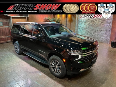 Used 2022 Chevrolet Suburban LT - Pano Roof, Htd Lthr & Whl, Bose, 8 Pass, Tow Pkg for Sale in Winnipeg, Manitoba