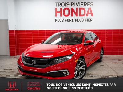 2019 Honda Civic Touring Mags Cuir GPS Turbo Honda Sensing Camera