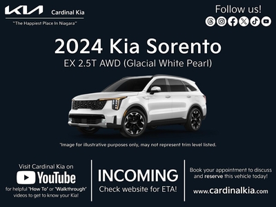 New 2024 Kia Sorento EX for Sale in Niagara Falls, Ontario