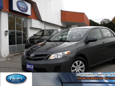 Used 2012 Toyota Corolla 4DR SDN AUTO CE/CERTIFIED/PRICED TO SELL for Sale in Brantford, Ontario