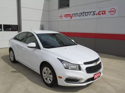 Used 2015 Chevrolet Cruze 1LT (**6SPD MANUAL TRANSMISSION**FOG LIGHTS**AUTO HEADLIGHTS**BLUETOOTH** CRUISE CONTROL**AM/FM/CD PLAYER**A/C**TRACTION CONTROL**) for Sale in Tillsonburg, Ontario