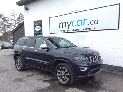 Used 2018 Jeep Grand Cherokee Limited LIMITED 4X4!! NAV. PANOROOF. LEATHER. BACKUP CAM. COOLED SEATS. HEATED SEATS. WOOD TRIM. PWR SEAT. P for Sale in North Bay, Ontario