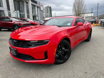 Used 2019 Chevrolet Camaro - Red and Black Leather, Ventilated Seats. Navi for Sale in Coquitlam, British Columbia